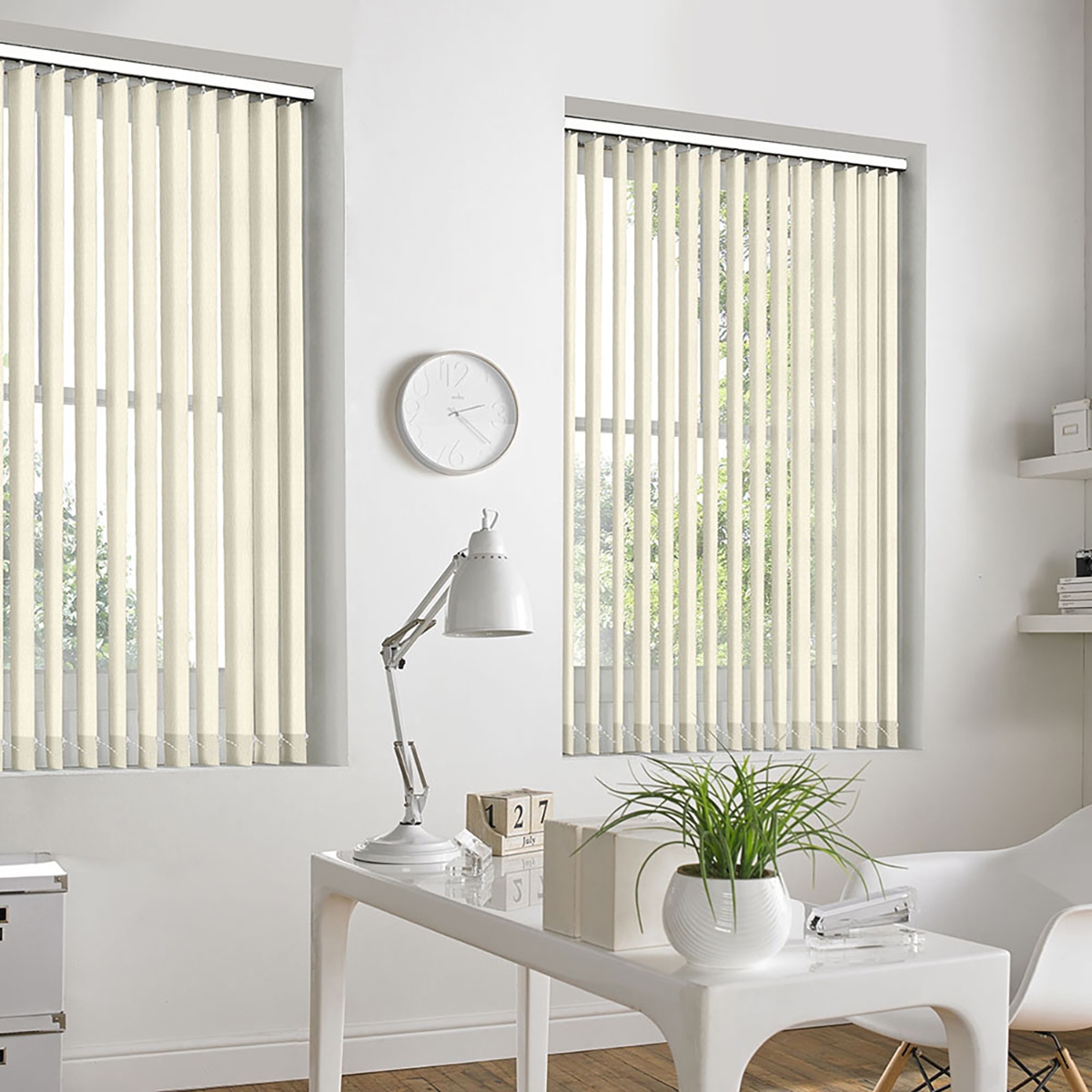 Product photograph of Zoe Magnolia Vertical Blind from Choice Furniture Superstore.